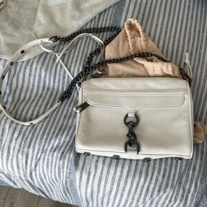Rebecca Minkoff White Leather Crossbody Bag
